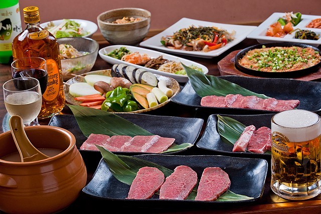 料理コースのイメージ　※仕入れ状況によりコース料理の内容が変更となる場合があります。