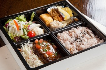 赤城牛のハンバーグ弁当