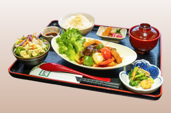 🥕くるま麩の酢豚御膳（🍀ヴィーガン対応）　1,500円（税込）