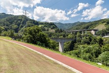 道の駅を一周する遊歩道