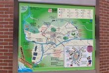 草津温泉周辺の案内マップ