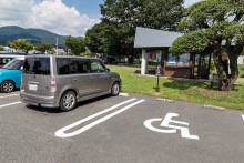 身障者用の駐車スペース