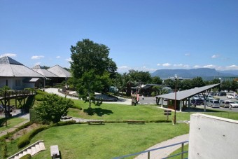 道の駅白沢の全景