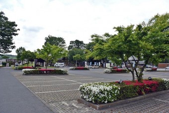 道の駅の駐車場