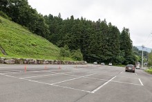 富弘美術館側の駐車場