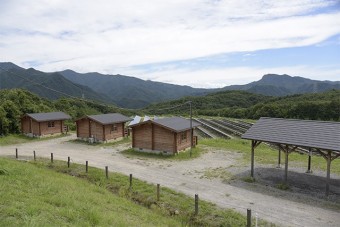 キャンプ場から見える景色