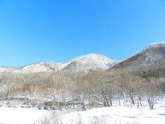 雪化粧をした赤城の景色も魅力的