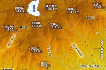 特徴・山地図