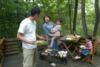 「手ぶらでバーベキュー」の様子。