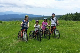 ＭＴＢサイクリングで、キャンプ場を駆け巡ろう。