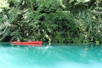 四万湖体験散歩カヌーツアー