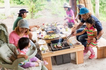 日帰りBBQは食材付プラン。