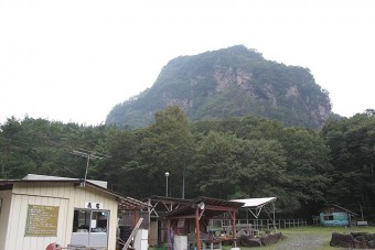有笠山では遊歩道がある。
