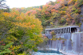 秘湯のそばの絶景スポット