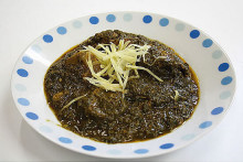 マトンとほうれん草のカレー