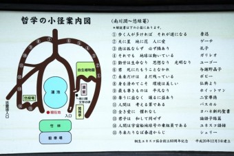 「哲学の小径」案内板