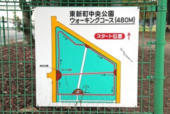 ウォーキングコース案内板