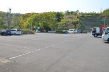 北側駐車場