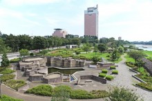 親水・水上ステージゾーン全景