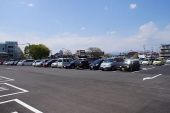 ２００台以上の駐車スペース