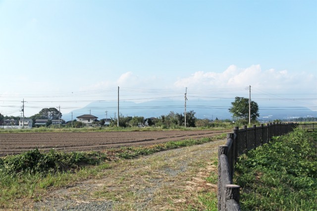 公園最北端から見る赤城山