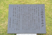 第1号井戸案内板