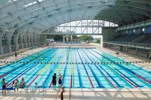 関水電業敷島プール 敷島公園水泳場 敷島公園内にある水泳場