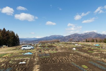 直売所から眺める景色