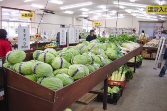 赤城地域の新鮮野菜が集まる