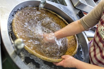 地元産の挽きたて打ちたての十割蕎麦を楽しめる