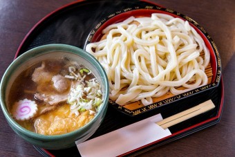 肉汁のつけうどん