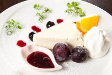 豆腐のレアチーズケーキ
