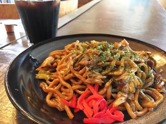 太田名物！もちもち太麺の焼きそば