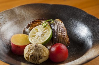 さんまの幽庵焼き　新丸十オレンジ煮