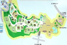 桐生が岡動物園マップ