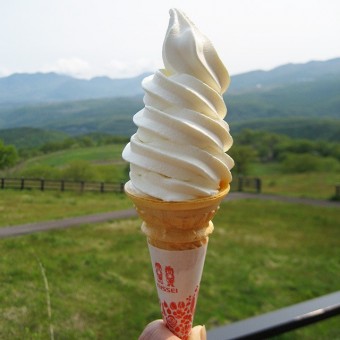 嬬恋牧場ソフトクリーム