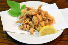 鶏皮の唐揚げ