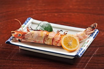 車えびの鬼殻焼き
