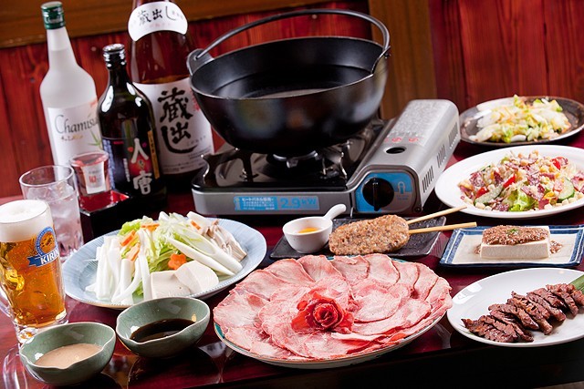 宴会料理4500円の一例（飲物は別）
