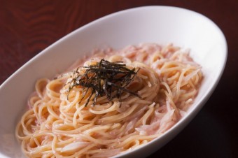 明太子クリームパスタ