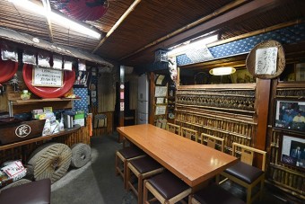 くつろげる店内