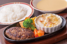 牛ハンバーグ＆グラタン