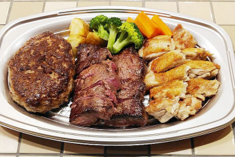 肉盛り３品食べ比べセット（4200円のセット）