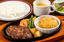 合挽ハンバーグ&ミートクリームコロッケ