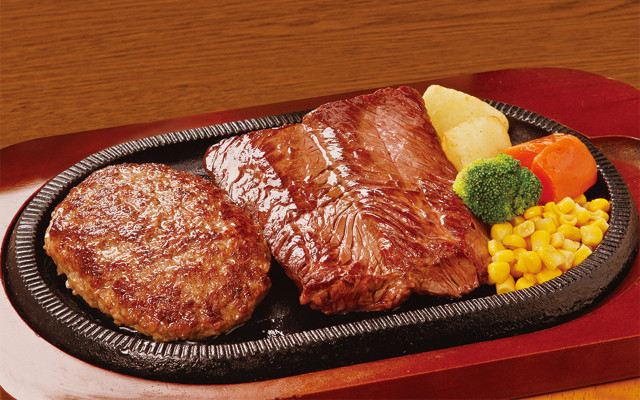 山ステーキ＆牛ハンバーグ