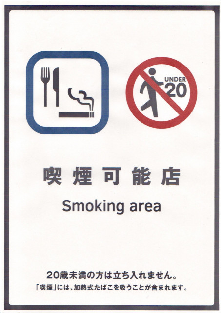 当店は保健所より喫煙の許可をいただいておりますので、個室での喫煙は可能でございます。