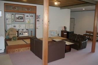 お風呂上がりはここでひと休み