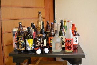 日本酒の取りそろえにはこだわりあり