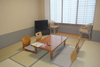 和風家族風呂の個室