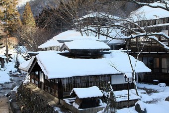 雪景色も味わい。冬季の除雪も行き届く